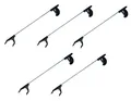 Provance 5 Stück Greifzange für Senioren Müllzange Kinder Müllgreifer Zange Greifer Greifzange Müll Gripzange Müllsammelzange Greifhilfe Gripper Alu 76 cm