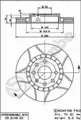 2x BREMBO 09.5148.76 Bremsscheibe vorne für OPEL