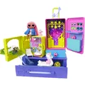 Barbie Extra Minis Set inkl. Puppe (pinke Haare) & Haustiere (HDY91)