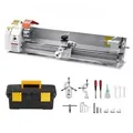 VEVOR Metalldrehmaschine 220x1000 mm Drehmaschine Automatischer Vorschub 2500 U/min Drehzahl 1250 W Bürstenloser Motor, mit Zubehör, Tischdrehmaschi