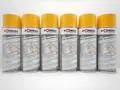 6x KOMATSU NATUR GELB BAGGER BAUMASCHINE LACK LACKSPRAY SPRAY SPRAYDOSE 400ML