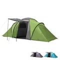 Portal Outdoors Portal Outdoor Beta 6 geräumiges 2-Schlafzimmer-Zelt mit Aufbewahrungstasche, grün, 6 Personen
