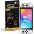 2x Panzerfolie für Nintendo Switch Oled Anti-Shock HD klar Displayschutz Schutzfolie Folie Screen-Protector