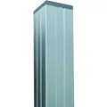 T & J Aluminium-Torpfosten Gotland Silber 68 cm x 68 cm x 272 cm