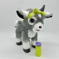 Just Play furReal Daisy, die Yoga-Ziege, interaktives Spielzeug, 29 cm große Plü