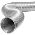 Raik Ofenrohr Raik Aluflexrohr Ø 100 mm Länge 1,5 m, für Außenluft-Anschluss silberfarben 10 cm x 150 cm x 10 cm