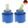 OTOTEC 2 x Keramikkartusche 40 mm Kunststoff Bad Waschbecken Dusche Hebel