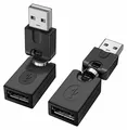G37 USB A Adapter Buchse auf Stecker | USB Verlängerungskabel 360° drehbar | PC Laptop