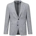 Strellson Baumwollsakko Regular-Fit Sakko mit Hahnentritt Acon - Regular Fit grau 26