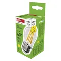 EMOS LED Lampe Edison MiniGlobe, 5,9W Ersatz für 60W Glühbirne, runde Vintage-Glühlampe mit E27 Sockel und Helligkeit 806lm, Neutralweiß 4000K