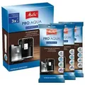 MELITTA Wasserfilter Pro Aqua 3er Set für Kaffeevollautomaten mit Claris-System