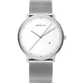 Bering Classic 11139-004 Elegante Herrenuhr flach & leicht - Silber