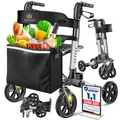 KESSER Alu Rollator klappbar Leichtgewichtsrollator Laufhilfe Gehhilfe Gehwagen