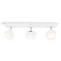 Philips Bracia 3-er LED Spots (16,5 W), dreiflammige Wandspots mit warmweißem Licht, energiesparende Raumbeleuchtung mit langer Nutzlebensdauer, weiß