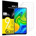 NEW'C 3 Stück für Xiaomi Redmi Note 9, Xiaomi Redmi 10X 4G für Panzerglas, Frei von Kratzern, 9H Härte, HD Displayschutzfolie, 0.33mm Ultra-klar, Ultrabeständig