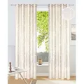 Gardine MY HOME "Anna" Gr. 6, beige (sand), B:140cm H:295cm, Ausbrenner, Polyester, Viskose, Gardinen, Äste-Motiv, Polyester
