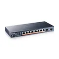 Zyxel 8-Port Multi-Gig 2.5G Cloud/Smart Managed PoE++ Switch @130W | mit 8 x PoE++(60W)| 2 x 10G SFP+ |Desktop oder Wandmontage [XMG1915-10EP]