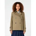Weekend Max Mara für Damen. 2615021051600 Wkdbiglia grünlich-braune Gabardine (48), Lässig, Baumwolle