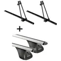 2x Fahrradträger ORION + Dachträger VDP kompatibel mit für Toyota Rav4 IV 5 Türer ab 2013