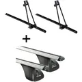 2x Fahrradträger ORION + Dachträger VDP kompatibel mit für Toyota Rav4 IV 5 Türer ab 2013