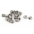 sourcing map M2 x 2 mm Ringschneide Innensechskant Grub Set Schrauben 20 Stück für Gear de