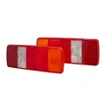 2 Lichtscheiben Rückleuchte rechts R10W Halogen HELLA für u.a. MAN F90