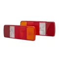 1x Lichtscheibe, Heckleuchte HELLA 9EL 122 689-021 passend für DAF IVECO MAN