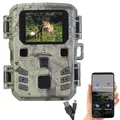VisorTech WLAN-2K-Wildkamera, PIR, Nachtsicht, 6 Monate Stand-by, App, IPX5