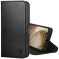 TORRO iPhone 17 Pro Max Lederhülle (MagSafe-Laden) - Schwarz - Schwarz