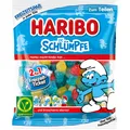 Haribo Schlümpfe Fruchtgummi mit Himbeer und Erdbeergeschmack 175g