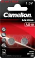20 mal Camelion Knopfzellen AG10 Alkaline 2 Stück im Set (gesamt 40) - (R-156)