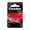 1x 2er Blister Camelion Knopfzellen Batterien AG10 Alkaline LR54 LR1130 389