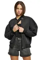 Urban Classics Damen Jacke Ladies Recycled Oversized Light Bomber Jacket black XL