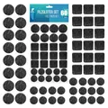 shinfly Filzgleiter Selbstklebend - 60 Stück Filzgleiter für Stühle - Möbelgleiter Filz Selbstklebend Schwarz 3mm Dicke - Idealer Klebkraft für Möbel Boden