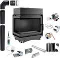 Eckkamin Wasser KRATKI MAJA Links 8 kW 180 Montageset enthalten