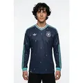 adidas Performance Fußballtrikot DFB A JSY L mit V-Ausschnitt, mit Climacool® Technologie, schmal geschnitten blau XXL (60/62)