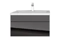 Aileenstore Badmöbel-Set Island 60, (Badmöbel-Set 2-teilig), Breite 61 cm, Keramik Waschbecken, hochglanz
