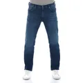MUSTANG Straight-Jeans Herren Jeanshose Tramper Regular Fit Denim Hose mit Stretch blau 42W / 32L