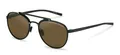 Porsche Design P8972 BLACK/BROWN 55/20/145 Unisex Sonnenbrillen