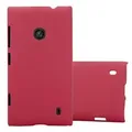 Cadorabo Schutzhülle für Nokia Lumia 520 / 521 Hülle in Rot Etui Hard Case Handyhülle Cover