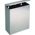 Wandmülleimer Simex Hygienic Edelstahl satiniert 5 L zur Wandmontage im Innenbereich, mit Deckel 07033