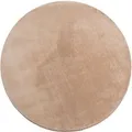 Ayyildiz Kurzflorteppich Joy 1400 Beige Ø 80 cm