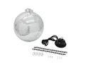 EUROLITE Spiegelkugel 30cm mit MD-1515 Motor | Set mit Motor, Spiegelkugel und Kette