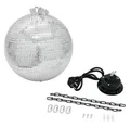 Tolles Eurolite Discokugel Set (30 cm), das schöne Lichteffekte zaubert