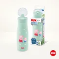 NUK Peppa Pig Mini-Me Flip Trinkflasche 2in1 Trinkaufsatz 450 ml ab 12 Monaten