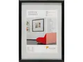 Kunststoff Bilderrahmen Design Frames schwarz, 60 x 80 cm
