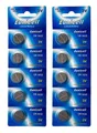 10 x CR1632 3V Lithium Batterie auf 2 Blistercard a 5 Stück Eunicell