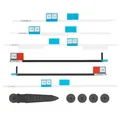 homsyway LCD-Display-Bildschirm Klebeband Aufkleber Ersatzband Öffnungsradgri...