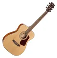 Cort L100C NS Natural Satin Concert Westerngitarre massive Fichtendecke Ookoume