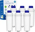 Waterdrop Filterkartuschen, Ersatz für De'Longhi® Wasserfilter DLSC002, Kompatibel mit De'Longhi® Magnifica® S, Eletta® Explorer, Dinamica® und ECAM-Serie, Kaffeeautomat und Espressomaschine (6)